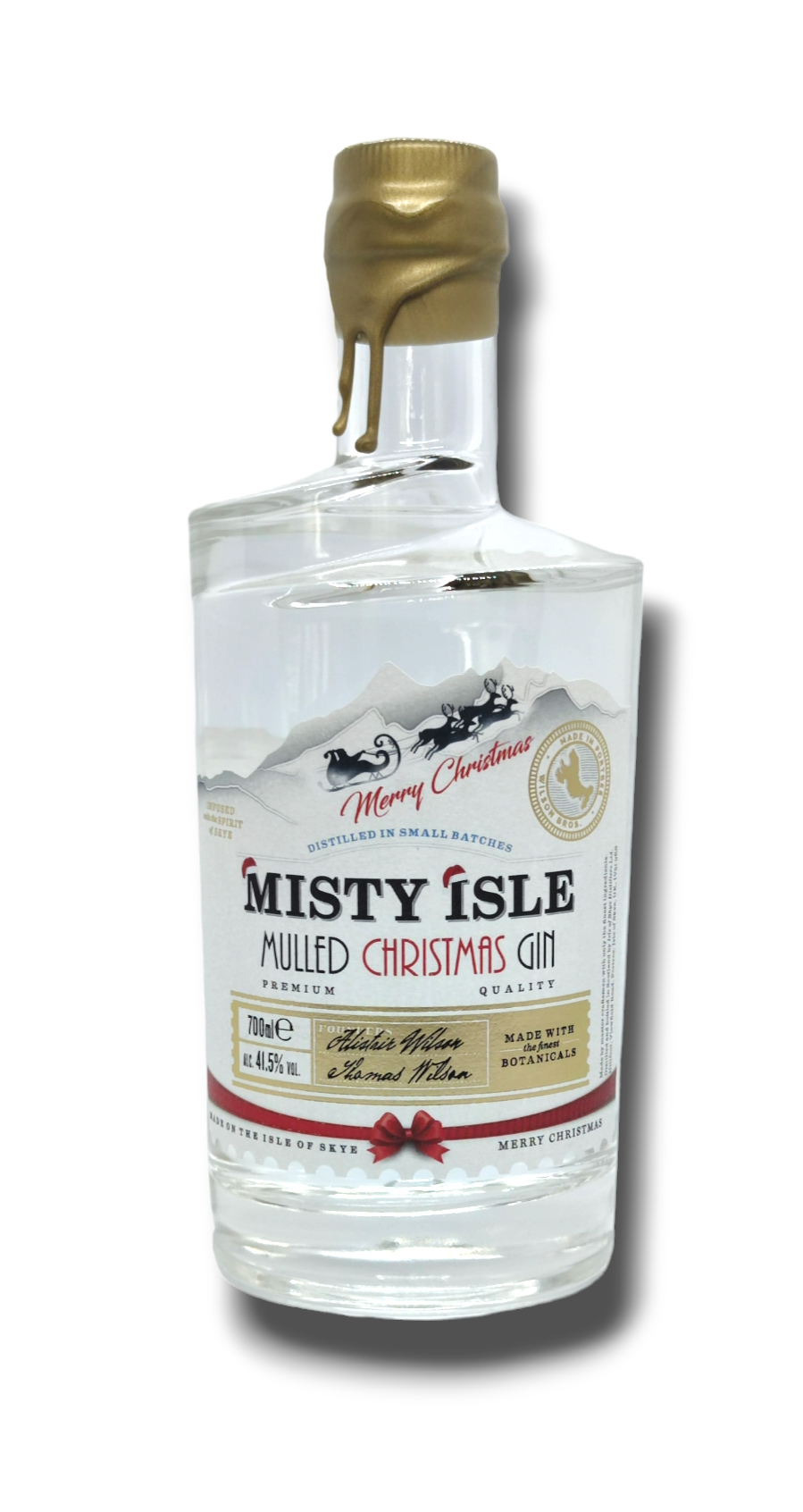 Misty Isle Mulled Christmas Gin 41,5% Vol. Isle of Skye Distillers 0,7 l