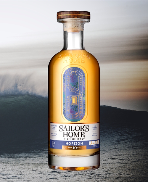 Sailor's Home Horizon Irish Whiskey mit Tube 43% Vol. 0,7 l