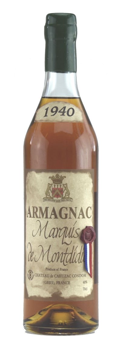 Armagnac Jg. 1949, Marquis de Montdidier 0,7 l