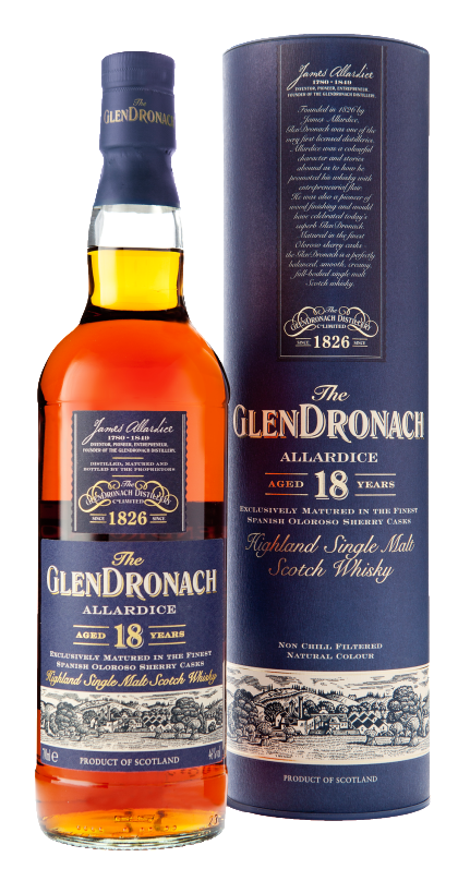 Glendronach Allardice Oloroso18 Jahre  - Single Malt Scotch Whisky - 46% Vol. 0,7 l