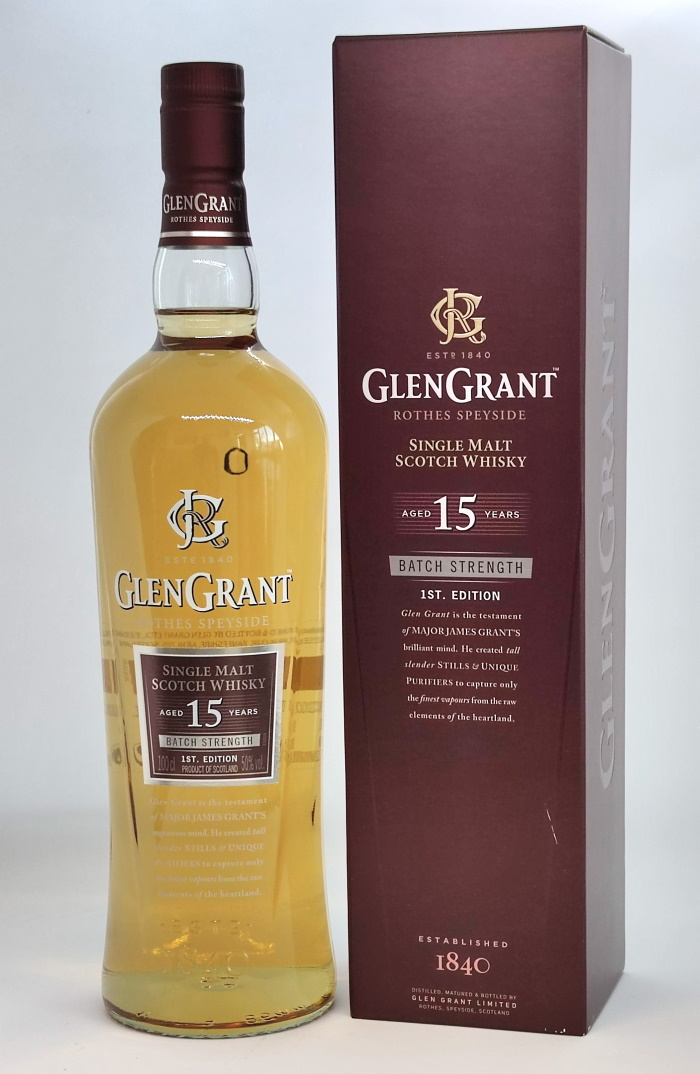 Glen Grant  Batch Strength 15 Jahre  - Single Malt Scotch Whisky - 50% Vol. 1 Liter