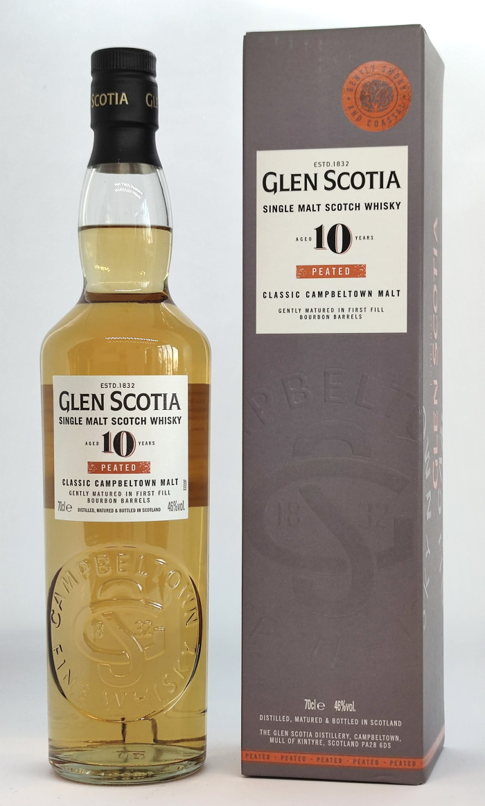 Glen Scotia 10 Jahre Peated First Fill  - Single Malt Scotch Whisky - 46% Vol. 0,7 l